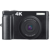 INF Digitalni fotoaparat 4K 48MP 3,0-palčni IPS zaslon s fiksnim fokusom Black, (21266039)