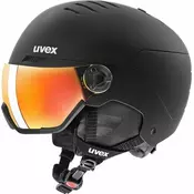 Uvex WANTED VISOR, smučarska čelada, črna S566262