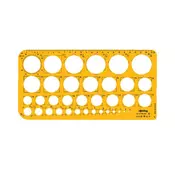 Ĺ ablona Rotring â€“ Krogi, 1-36 mm