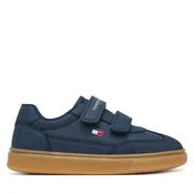 Superge Tommy Hilfiger Low Cut Velcro Sneaker T1X9-35219-1269 S Mornarsko modra