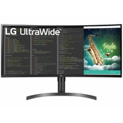 LG 35WN75CP-B LED display 88,9 cm (35) 3440 x 1440 slikovnih pik UltraWide Quad HD Črna