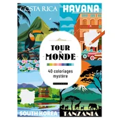 Tour du monde - 40 coloriages mystere