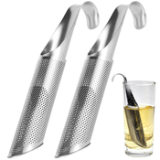 INF Cedilo za čaj Long Pipe Tea Infuser, 2 paketa Silver, (21278094)