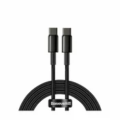 shumee USB-C - USB-C kabel za hitro polnjenje 100W 2m - vse črno