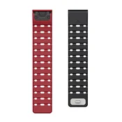 INF Hitro sproščljiva silikonska pašček za Garmin Enduro/Fenix7pro/Fenix8 red+black, (5000306693)