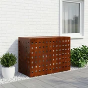 vidaXL Prekrivalo za klimatsko napravo Rjav 90 x 40 x 60 cm