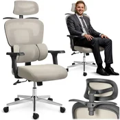 Northix Sofotel Talin Micro Mesh pisarniški stol - siv