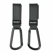 Dooky kljuke Buggy Hook SMALL 2ks Black