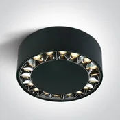 STROPNA SVJETILJKA LED CRNA 24W/3000K/1900lm/IP20