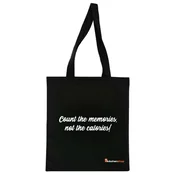 Shopping bag “Count the memories, not the calories”