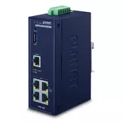 PLANET Ind 5-Port 10/100/1000T VPN security equipment