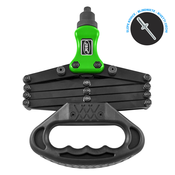 Zložljive klešče za kovičenje slepih kovic 2.4 - 4.8 mm, 200 mm, 8 JBM
