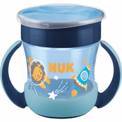 NUK Magic Cup Night skodelica z ročaji 6m+ Blue 160 ml
