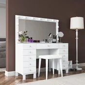 Hanah Home Sto za šminkanje, Beli