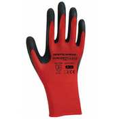 Coverguard rukavica poliester crvena sa crnim premazom velicina 08 ( 1lacr08 )