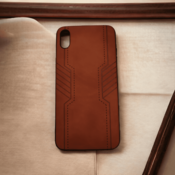 Ovitek leather look Z1873 za Apple iPhone XS Max, Teracell, rjava