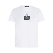 Karl Lagerfeld Majica antracit / bela