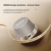 Momax Vodootporni Bluetooth zvucnik za kupatilo, Srebrne boje
