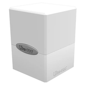 Kutija za kartice Ultra Pro Satin Cube - Arctic White (100+ kom.)