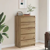 Ladicar boja hrasta artisan 60 x 36 x 103 cm konstruirano drvo