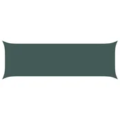 Vidaxl Sončno platno Temno zelena 2 x 6 m 100% poliester Oxford