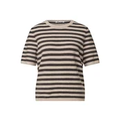 STREET ONE Pulover pesek/temno rjava