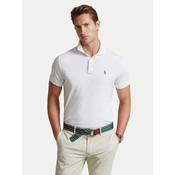 Polo Ralph Lauren Polo majica 710713130003 Bela Custom Slim Fit