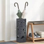 Stalak za kišobrane Antracit 15,5 x 15,5 x 49 cm Celik