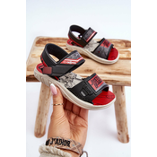 Grendene Kids Sandals Black-Red