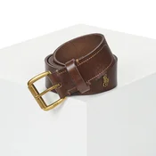Polo Ralph Lauren  RGD CHRM BT-CASUAL-TUMBLED LEATHER  Kostanjeva