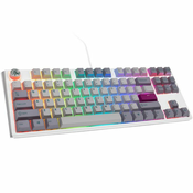 Ducky One 3 Mist Grey TKL Gaming Tastatur, RGB LED - MX-Speed-Silver (US) DKON2187ST-PUSPDMIWHHC2
