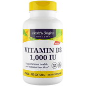 Healthy Origins - Vitamin D3 1000 IU, 360 kapsul