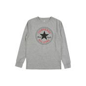 CONVERSE Majica pegasto siva / rdeča / črna