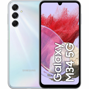 SAMSUNG pametni telefon Galaxy M34 5G 6GB/128GB, Prism Silver