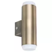 LED Zunanja stenska svetilka 2xLED/4W/230V IP44 bronasta