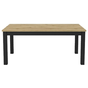 Jedilna miza Olin 180 cm - hrast/črna - 24NWJC94