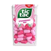 Ferrero Tic Tac Strawberry Mix dražeji z okusom jagode 54 g
