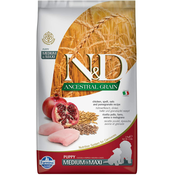 Natural & Delicious Dog Low Grain Puppy Medium&maxi piščanec - 12 kg
