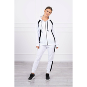 Tracksuit with white stripes