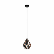 Eglo 49997 - Viseci luster CARLTON na sajli 1xE27/60W/230V