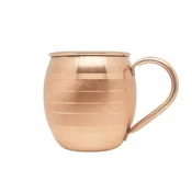 Bakrena skodelica 450 ml z brušenimi črtami M19 - zbirateljska