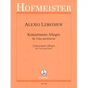 LEBEDJEW:CONCERTANTE ALLEGRO FOR TUBA AND PIANO