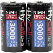 HyCell Mono (D)-akumulator NiMH HyCell HR20 3000 mAh 1.2 V 2 kosa