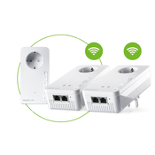 devolo Magic 2 WiFi 6 Powerline Multiroom Kit (8824) [2400 Mbit/s  domet 500m  WLAN ax  5x Gigabit LAN]