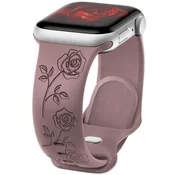 GS Silikonski pašček za Apple Watch 1/2/3/4/5/6/7/8/9/10/11/SE Ultra 1/2/3 42/44/45/46/49mm, roza, vijolična