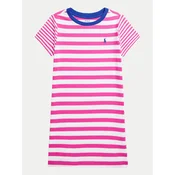 Polo Ralph Lauren Vsakodnevna obleka 312957122002 Roza Regular Fit