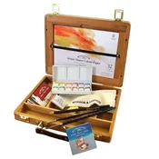 Set profesionalnih akvarelov Winsor&Newton Bamboo Box