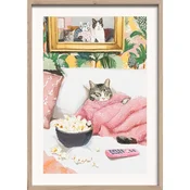 Tiskana slika z okvirjem 50x70 cm Friday Evening – Styler