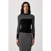 Guess Pulover W5BR24 Z3JD2 Črna Slim Fit