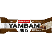 Body Attack YAMBAM Nuts Protein Bar - Brownie White Chocolate